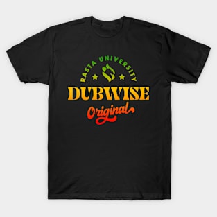 Rasta University Dubwise Original Rasta Colors Reggae T-Shirt